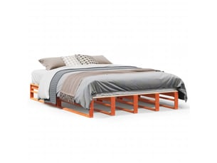 Lit 2 places 120x190cm    coloris marron