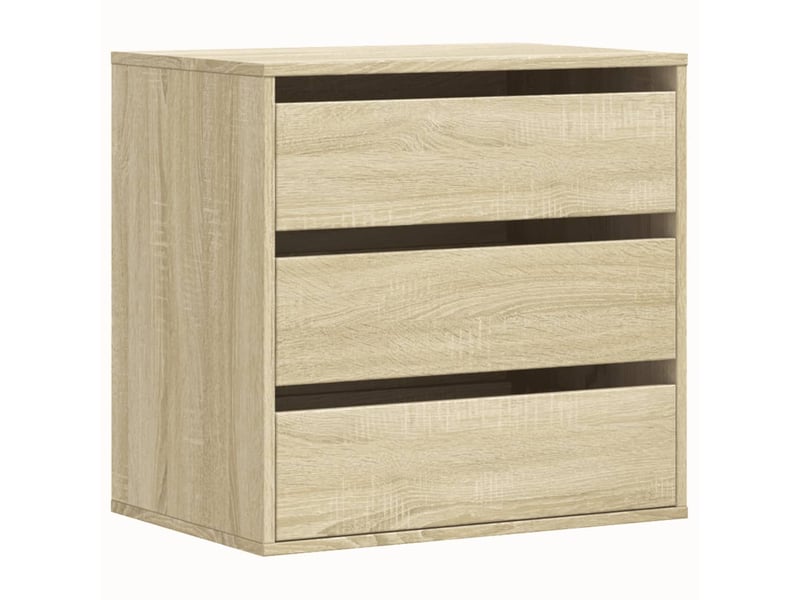  Commode chambre adulte, commode d'angle chêne sonoma 60x41x58 cm bois d'ingénierie  - Conforama A