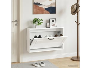 Meuble à chaussures 3 paire(s)  <strong></strong>  <strong></strong> coloris blanc