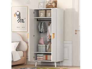 Armoire 2 porte(s) battante  0 tiroir(s) <strong>MAISENTIEL</strong> <strong></strong> coloris blanc largeur 70 cm