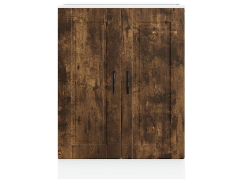  Meuble de rangement, armoire de cuisine porto chêne fumé bois d'ingénierie shl1379  - Conforama D