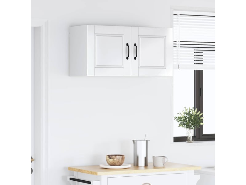 Meuble mural de cuisine, armoire de cuisine blanc brillant 80x31x40cm shl6383 - Conforama D