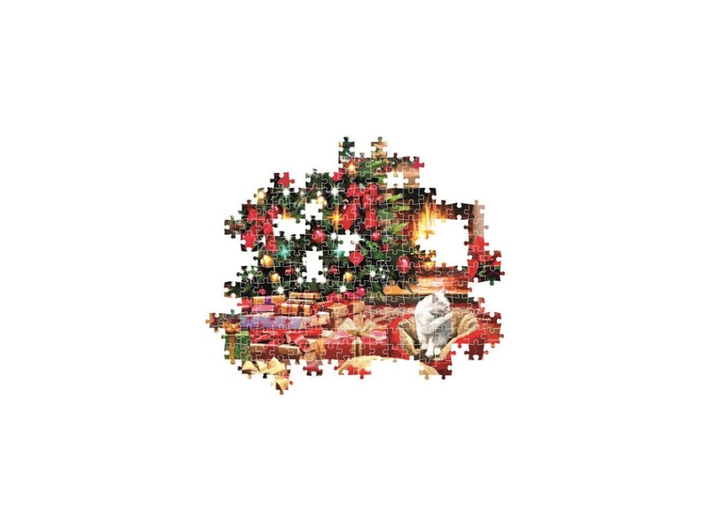  Puzzle 1000 pieces noel christmas by the fire 50 x 70 cm avec poster et boite compacte CLE8005125371273 - Conforama C