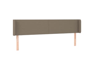 Tete de lit A poser largeur 183 cm   taupe