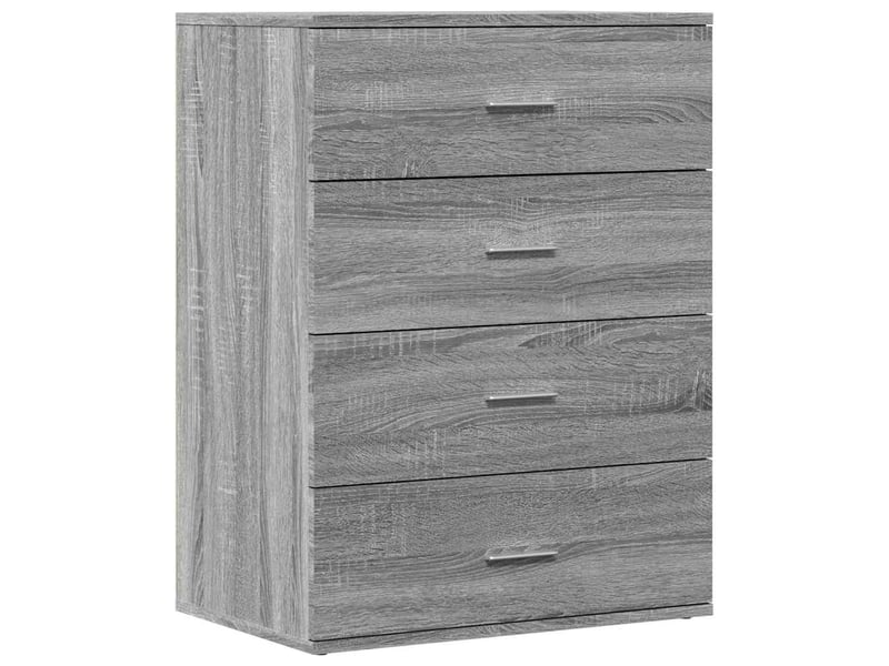  Buffet - bahut - meuble de rangement sonoma gris 60x39x80 cm bois d'ingénierie  - Conforama A