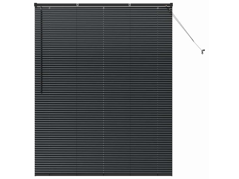 Store vénitien, store de fenêtre noir 175 x 150 cm 25 mm aluminium cf48124 - Conforama A