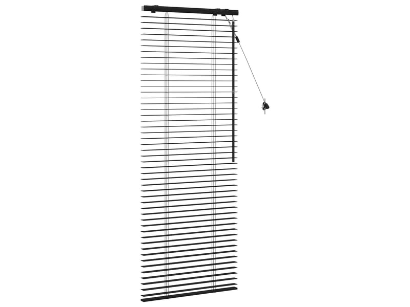  Store vénitien, store de fenêtre noir 60 x 160 cm 35 mm bois de paulownia massif cf48174  - Conforama C