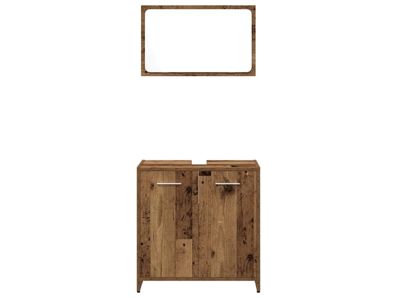  Ensemble de meubles salle de bain 3 pcs bois d'ingénierie cf63942  - Conforama E