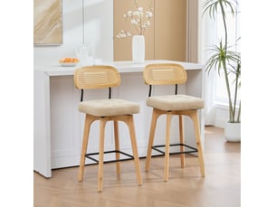 tabouret de bar <strong>MODFU</strong> - bicolore hauteur d'assise 67.5 cm vendu Par paire
