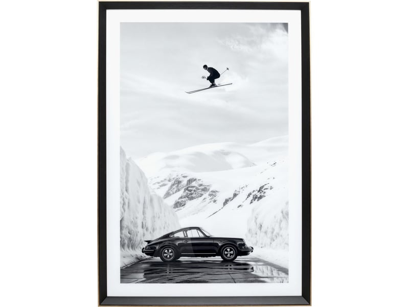  affiche encadrée ski 86x126cm  - Conforama A