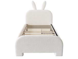 Lit avec rangement 90x200 cm    coloris blanc