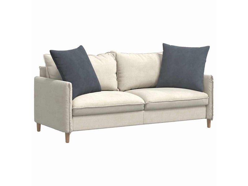  Lot de 2 coussins de canapé, coussins décoratifs gris foncé 80 x 80 cm cf59099  - Conforama C