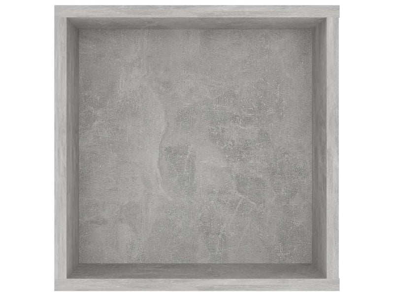  Meuble tv - banc tv - meuble de rangement mural gris béton 102x35x35 cm bois d’ingénierie  - Conforama E