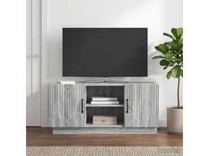 Meuble tv coloris gris 102 cm <strong></strong>  <strong></strong>