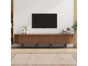 Meuble tv coloris bois foncé 40 cm <strong>ATELIER CONFORTIEL</strong> <strong></strong>