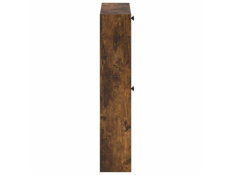  Meuble à chaussures mural, armoire à chaussures breda 71x17x86 cm chêne fumé  - Conforama E