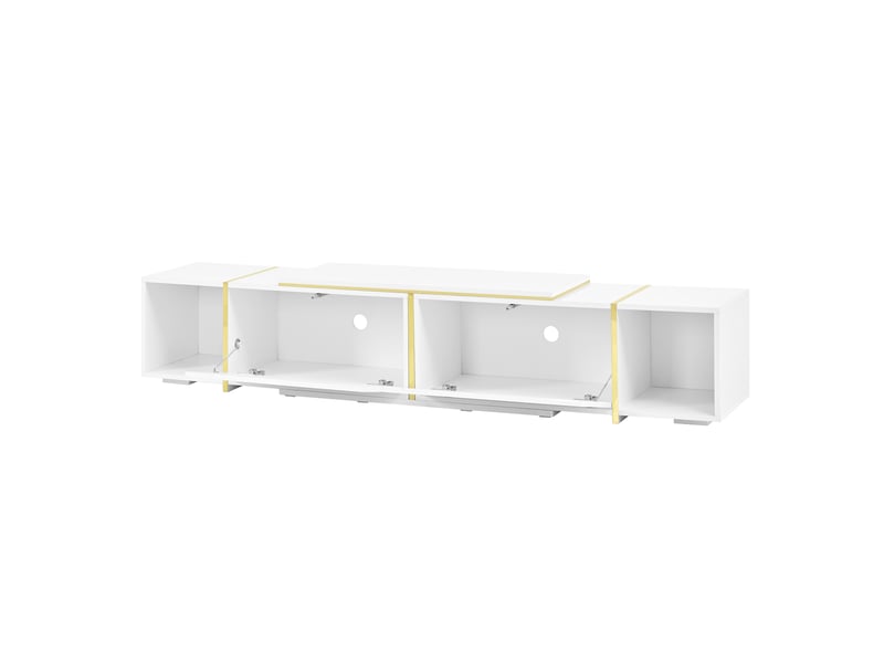  Lit double en tissu bouclé beige 180 x 200 cm avec sommier à lattes et tête de lit rembourrée  - Conforama A