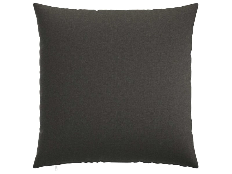 Lot de 6 housses de coussin heerlen gris foncé 80 x 80 cm tissu cf49641 - Conforama A