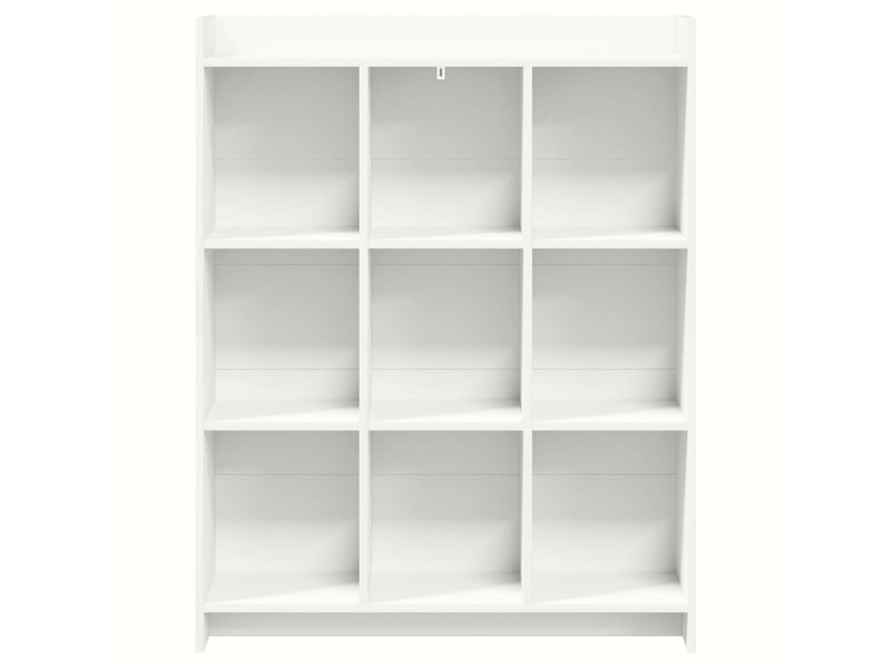  Bibliothèque, armoire à livres blanc 87,5 x 30 x 111 cm bois d'ingénierie  - Conforama D