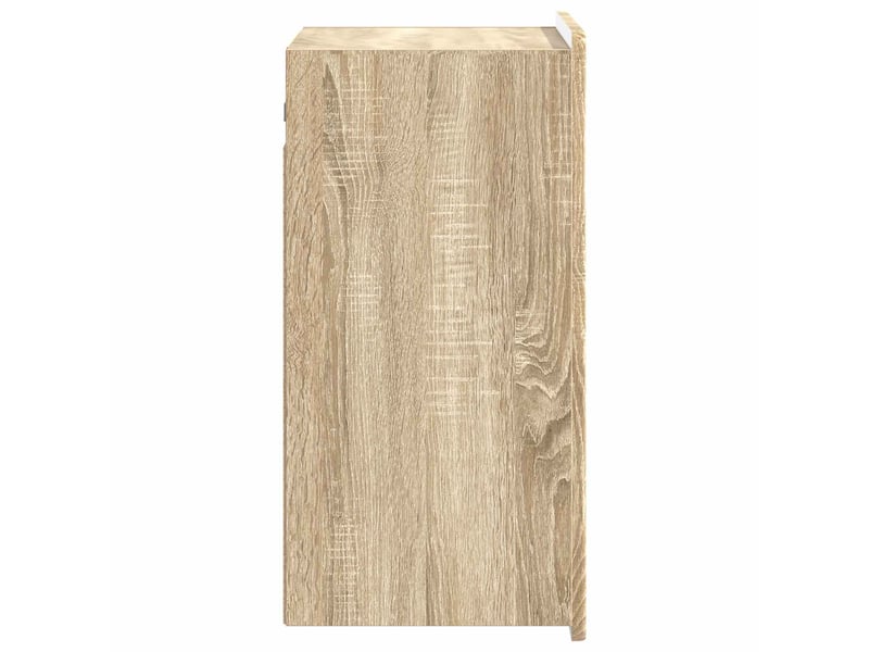  Armoire murale salon, meuble de rangement chêne sonoma 59 x 31 x 64 cm bois d'ingénierie  - Conforama E