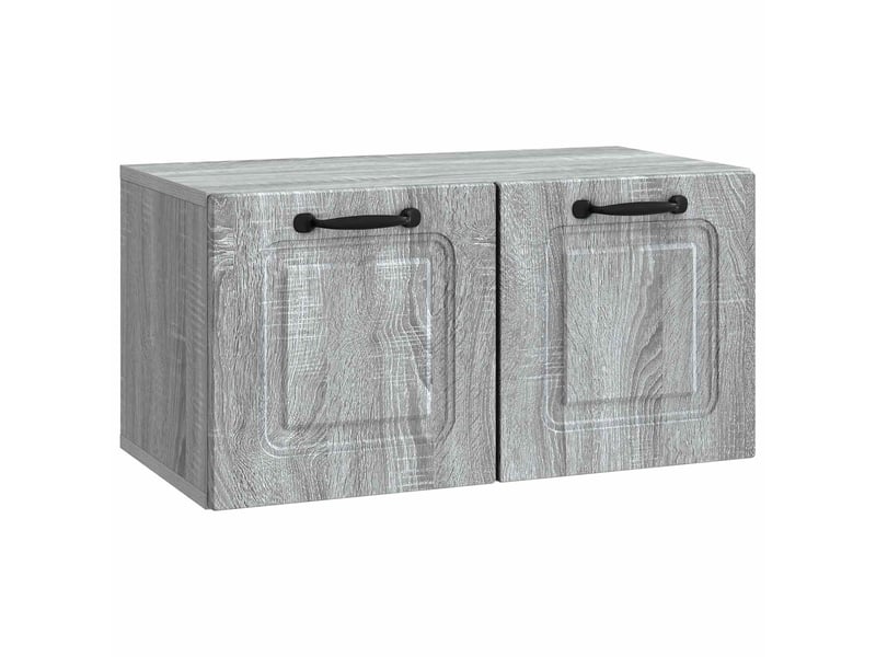  Meuble tv - banc tv - meuble de rangement mural sonoma gris 59,5 x 31 x 30 cm bois d'ingénierie  - Conforama A