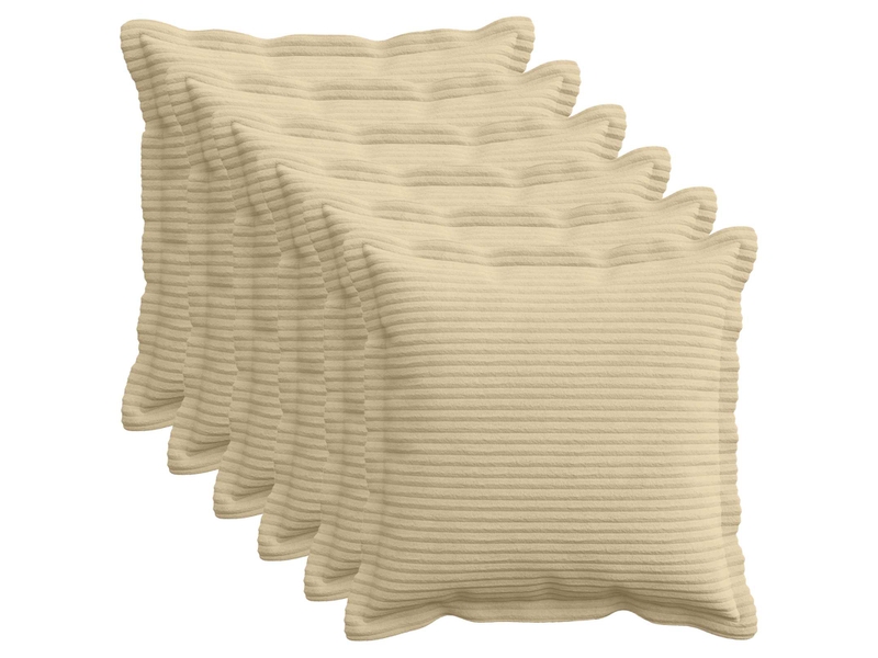  Lot de 6 housses de coussin houten gris vert clair 40 x 40 cm cf49830  - Conforama B