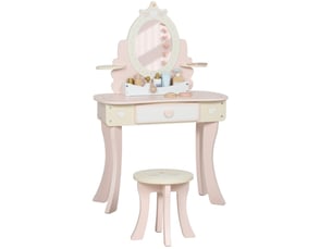 Lit cabane 90x190 cm FLORAGRACE coloris rose