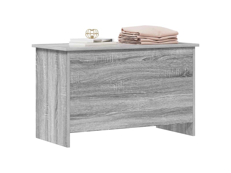 Coffre de rangement avec stockage sonoma gris 80x40x50 cm - Conforama C