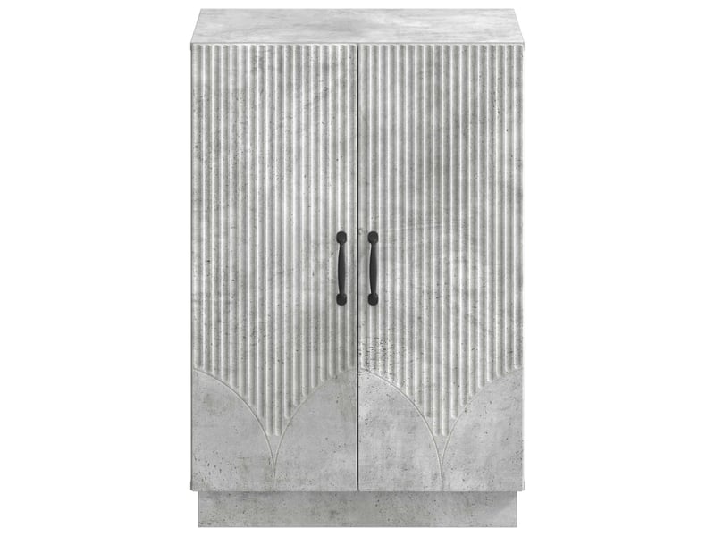  Meuble à chaussures, armoire à chaussures hoorn 59,5x39,5x87 cm gris béton  - Conforama D
