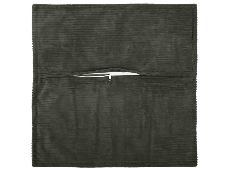 Lot de 6 housses de coussin houten anthracite 35 x 35 cm cf49791 - Conforama C