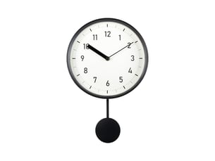 Horloge pendule 25x37cm noir