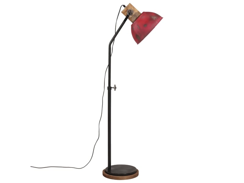  Lampadaire salon, lampe sur pied 25 w rouge délavé 30x30x100-150 cm e27  - Conforama D