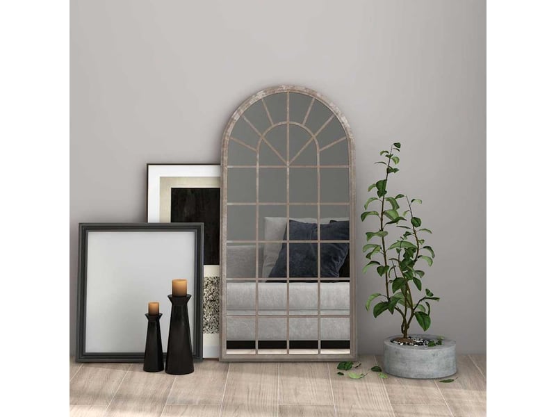  Miroir, miroir décoratif sable 90x45 cm fer pour utilisation à l'intérieur cf62919  - Conforama B