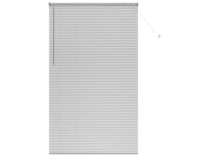 Store vénitien, store de fenêtre argenté 220 x 130 cm 25 mm aluminium cf47590