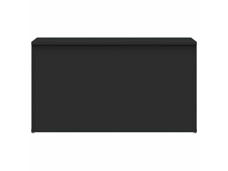  Coffre de rangement, boîte de rangement de rangement noir 84x42x46 cm bois d'ingénierie  - Conforama D