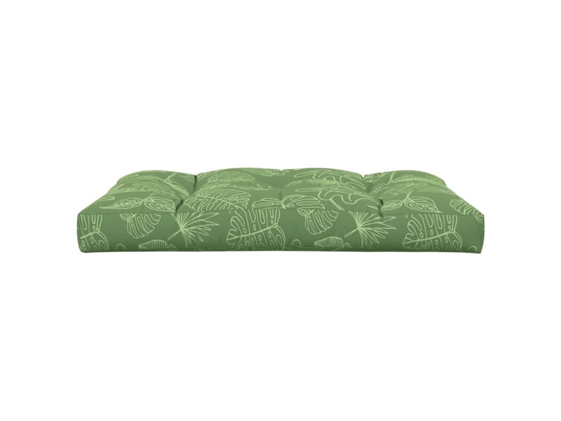  Coussin de palette, coussin de chaise, coussin de canapé à motif de feuilles 120x80x12 cm tissu cf55264  - Conforama E