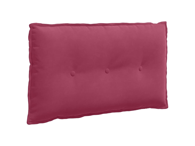  Coussin de dos, coussin de dossier bordeaux 80 x 50 cm tissu en velours côtelé cf54608  - Conforama A