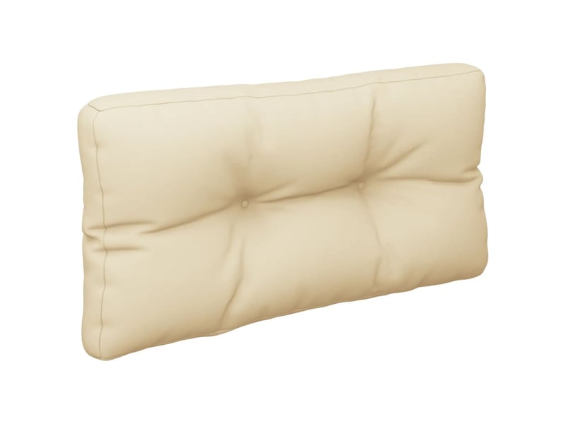  Lot de 2 coussins de palette, coussins de canapé beige tissu cf59493  - Conforama E