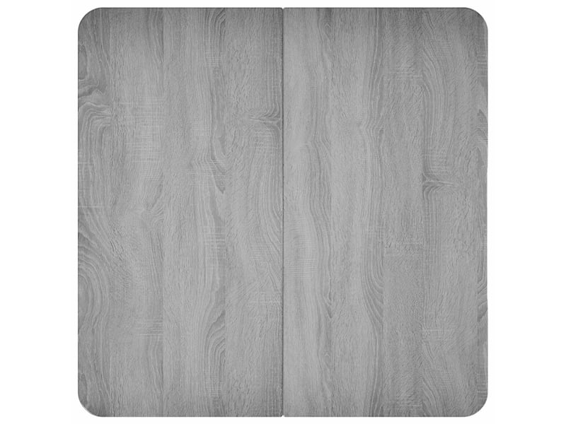  Table basse - table de salon - table à thé sonoma gris 100 x 100 x 45 cm bois d'ingénierie  - Conforama E