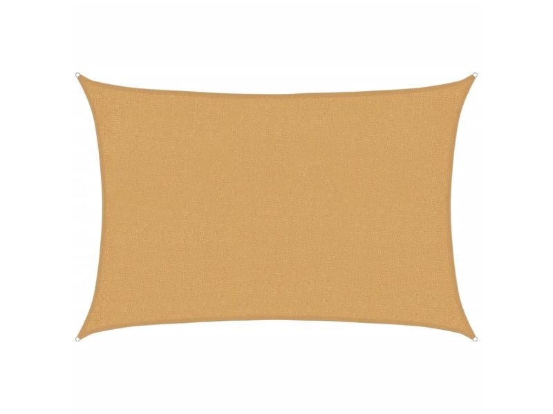  Voile d'ombrage - voile d'ombre - voile parasol 160 gm² rectangulaire sable 2x2,5 m pehd  - Conforama A