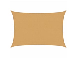 Voile d'ombrage - voile d'ombre - voile parasol 160 gm² rectangulaire sable 2x2,5 m pehd