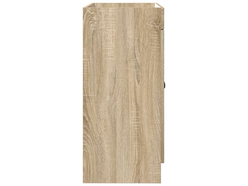  Armoire sous évier de salle de bain, meuble de rangement chêne sonoma shl8225  - Conforama E