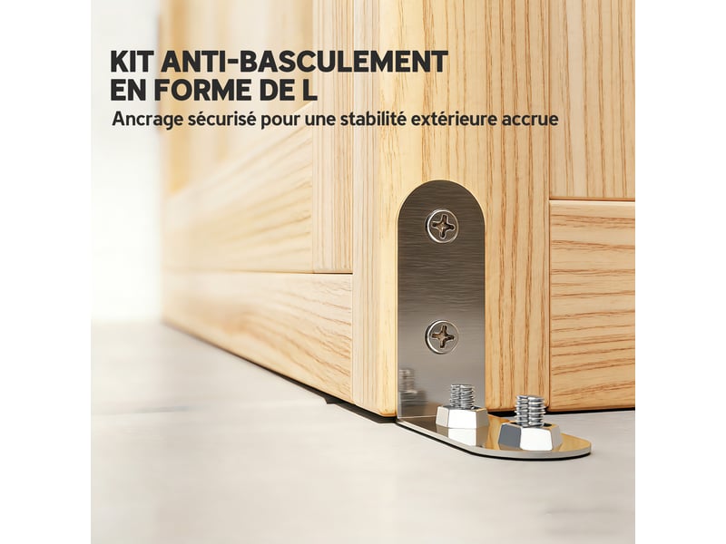  Armoire de jardin en bois avec toit en asphalte 82x50x190 cm  - Conforama D