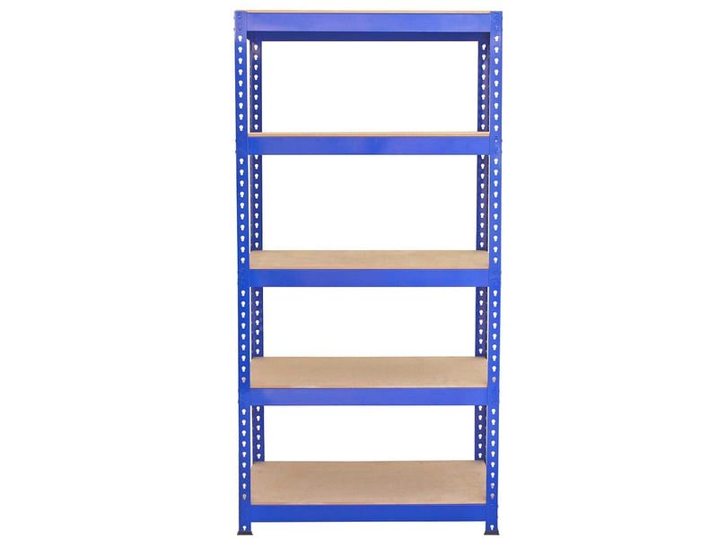  Monster racking - rayonnage q-rax en acier sans boulons bleu 90cm x 50cm x 182,5cm 7001 - Conforama B