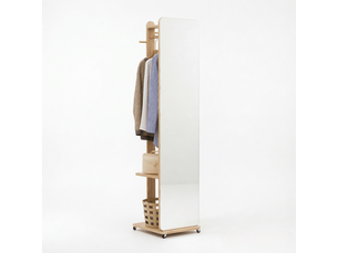 Miroir  habilleuse coloris naturel <strong></strong>  <strong></strong> - 44.5 cm x 40 cm