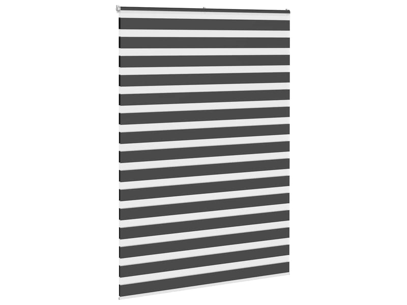 Store zèbre, store de fenêtre noir 165x200 cm largeur du tissu 160,9 cm polyester cf48903 - Conforama C