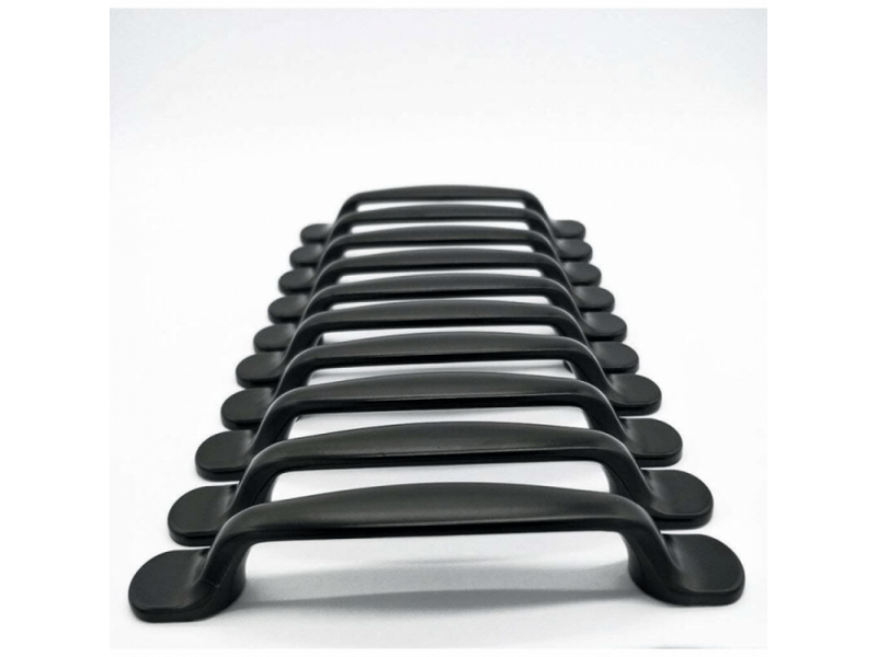  Poignée pour porte coulissante - poignée pour meuble - aluminium - 10 pièces - 128mm - noir  - Conforama B
