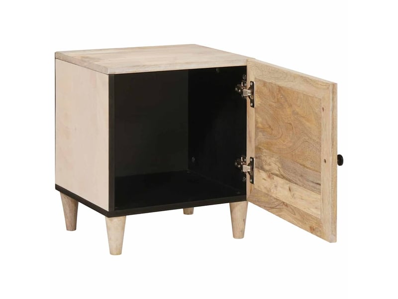  Table de chevet - cabinet de chevet - table de nuit 2 pièces blanc 80 x 50 x 40 cm  - Conforama B