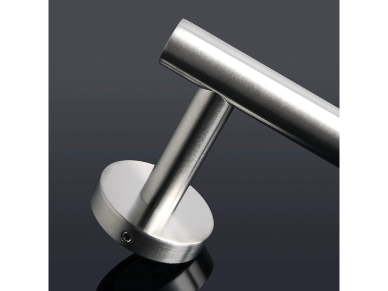  Porte-rouleau de papier toilette - porte-rouleau de papier toilette en acier inoxydable - argenté - fixation par perçage - 16 x 5 x 8 cm  - Conforama B
