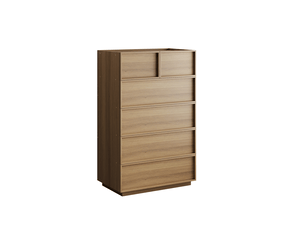 Commode 6 tiroir(s)    <strong>MAISENTIEL</strong> <strong></strong> coloris bois clair largeur 80 cm